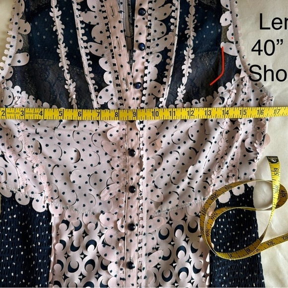 Beguile by Bryon Lars lasercut smocked dress by Anthropologie - Picture 9 of 10